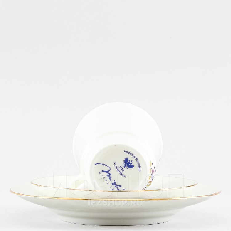 Комплект кофейный ф. Майская рис. Семь нот. Ре 