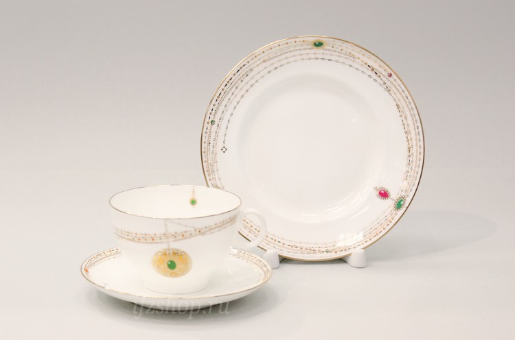 Комплект чайный ф. Яблочко рис. Золотой медальон в Москве