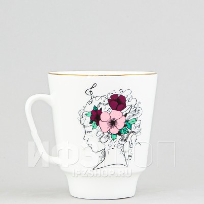 Чашка кофейная ф. Майская рис. И пусть душа поет..