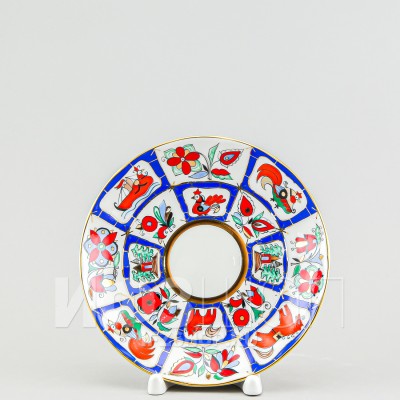 Блюдце для чайной чашки ф. Тюльпан рис. Русский лубок