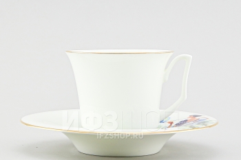 Чашка с блюдцем чайная ф. Юлия рис. Весна