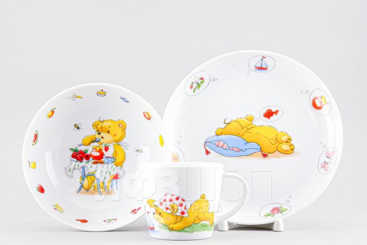 Детский набор рис. Веселый денек, 3 предмета 