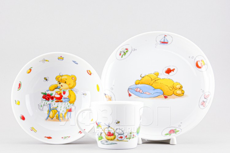 Детский набор рис. Веселый денек, 3 предмета 