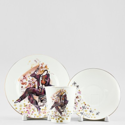 Комплект кофейный ф. Майская рис. Семь нот. Фа