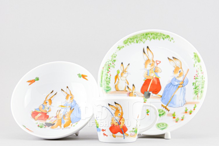 Детский набор рис. Дружная семейка, 3 предмета 