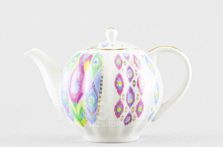 Чайник заварочный ф. Тюльпан рис. Перо павлина 