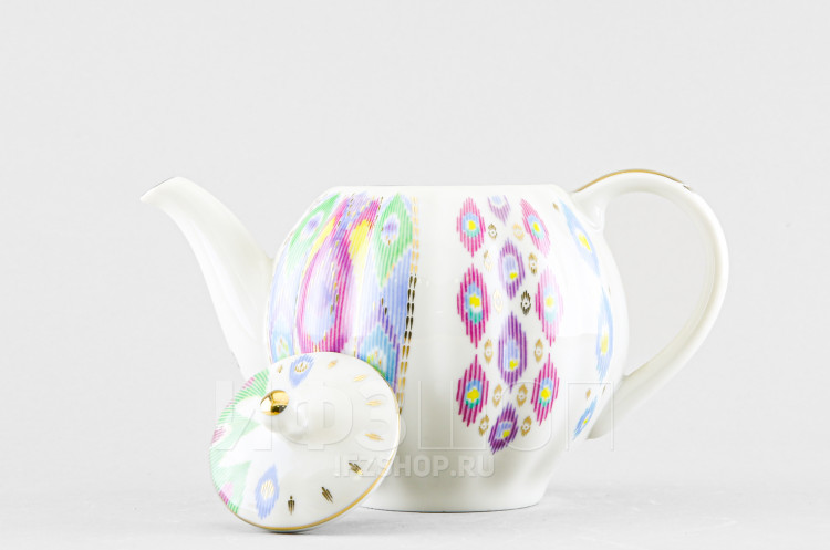 Чайник заварочный ф. Тюльпан рис. Перо павлина 