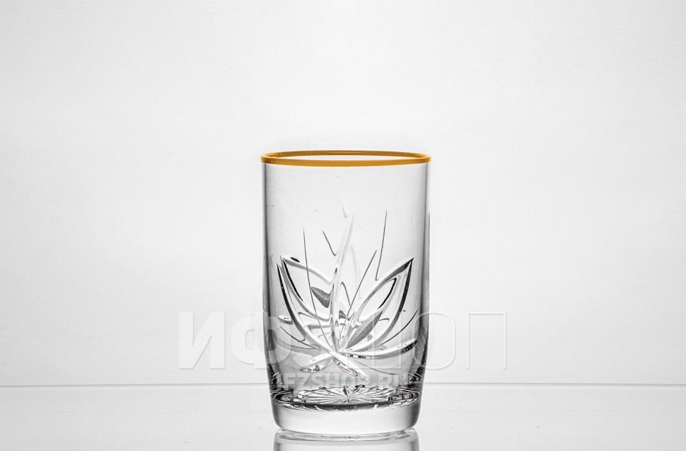 Набор из 6 стаканов 250 мл ф. 3912 серия 900/43 (Цветок с отводкой)