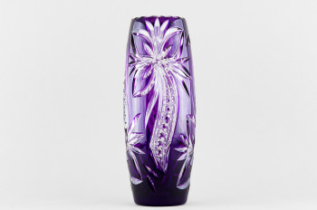 Ваза для цветов Огурец, высота 27 см, фиолетовый наклад