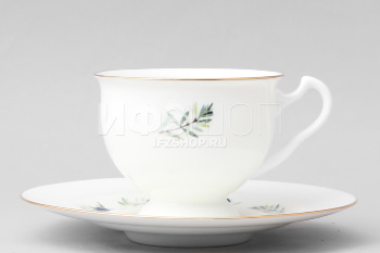 Чашка с блюдцем чайная ф. Айседора рис. Шикша