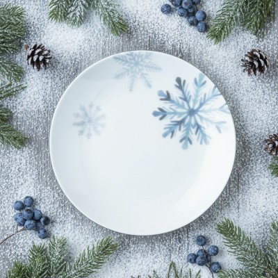 Тарелка плоская 17.5 см ф. Универсал рис. Зимнее утро