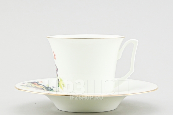 Чашка с блюдцем чайная ф. Юлия рис. Лето