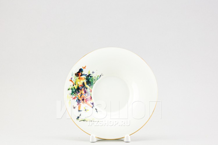 Чашка с блюдцем чайная ф. Юлия рис. Лето 