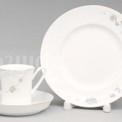 Комплект кофейный ф. Вертикаль рис. Счастье мое №1