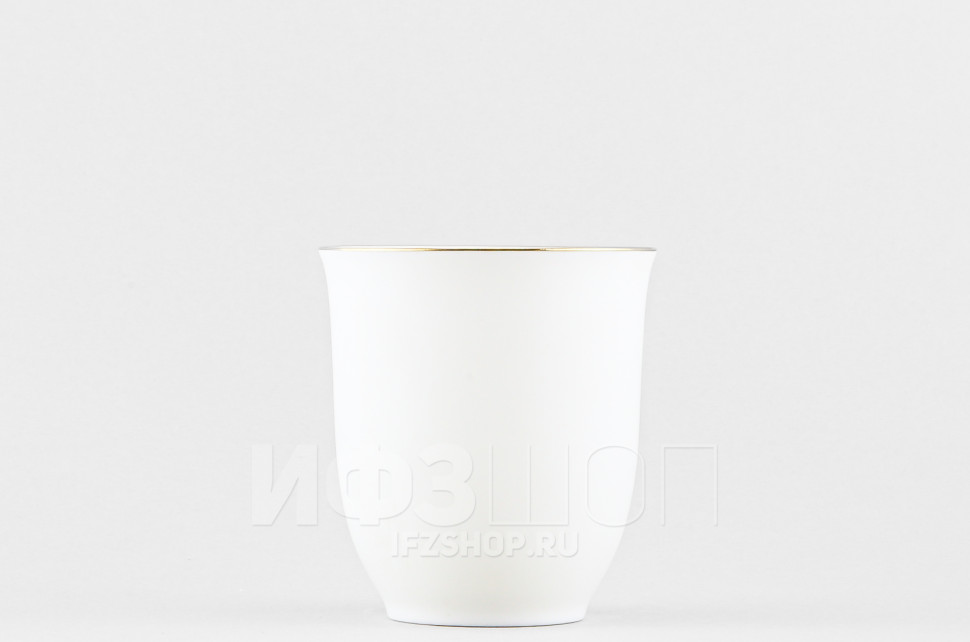 Чашка кофейная без ручки ф. Росинка рис. Золотой кантик