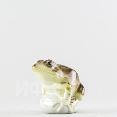 Лягушка прудовая Коричневая (высота 6.5 см)