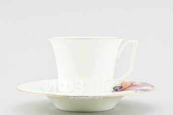Чашка с блюдцем чайная ф. Юлия рис. Осень