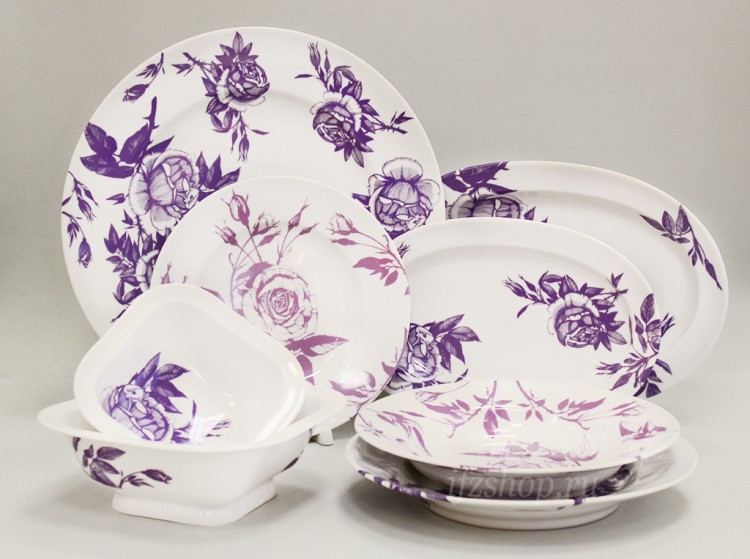 Сервиз столовый ф. Молодежная рис. Утро в саду в Москве