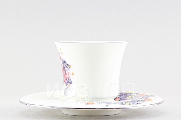 Чашка с блюдцем кофейная ф. Юлия рис. Осень 