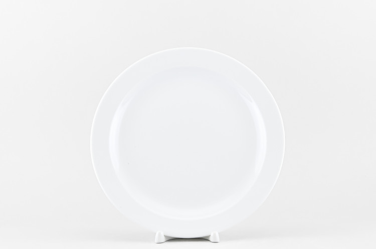 Тарелка плоская 22 см ф. Принц рис. Белый в Пензе