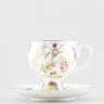 Чашка с блюдцем кофейная ф. Классическая-2 рис. Золотые ветви в Москве