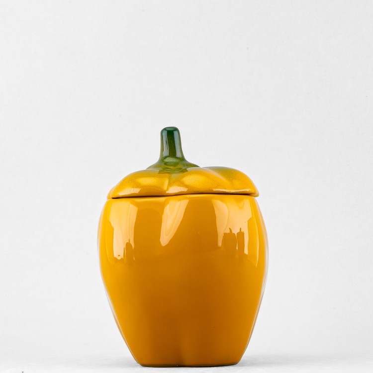 Горшочек для запекания 650 мл ф. Перец рис. Стандарт Желтый в Москве