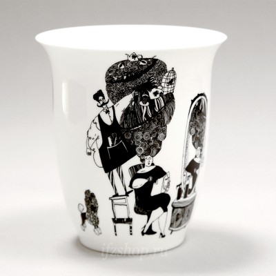 Бокал ф. Раскрытый рис. Парикмахер