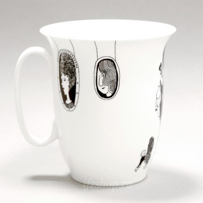 Бокал ф. Раскрытый рис. Парикмахер