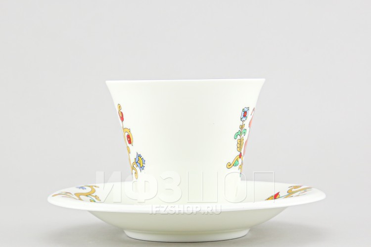 Чашка с блюдцем чайная ф. Сад рис. Русские сказки. Козленок 