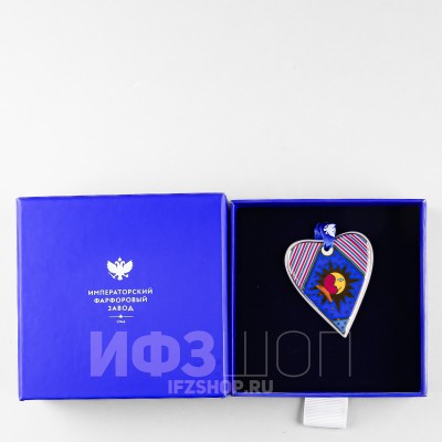 Елочная игрушка ф. Сердечко рис. Колядки