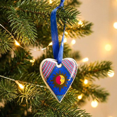 Елочная игрушка ф. Сердечко рис. Колядки