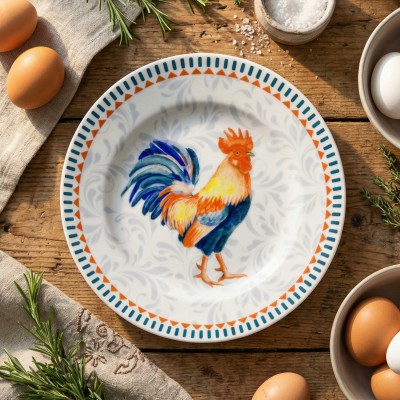 Тарелка плоская 24 см ф. Идиллия рис. Рассвет