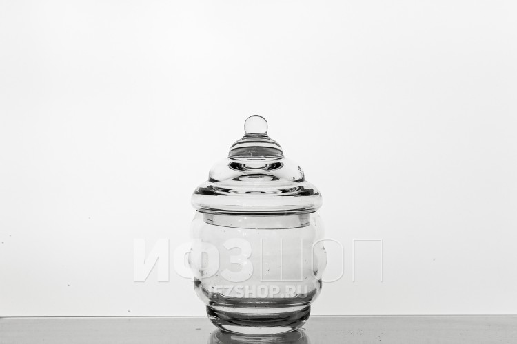 Доза с крышкой, высота 14 см, форма 6375/7 