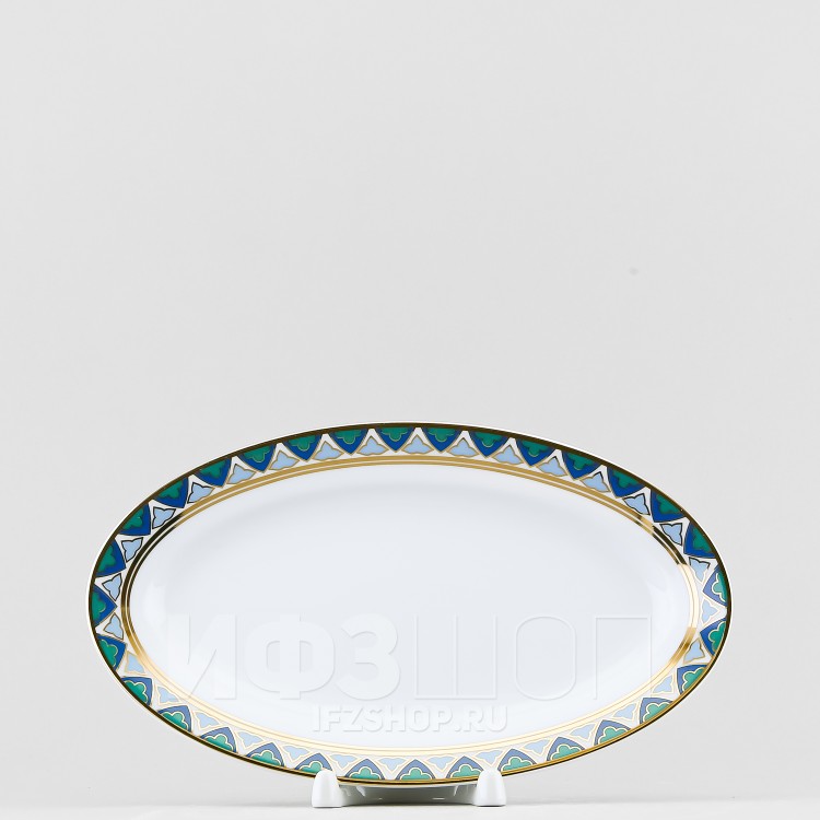 Блюдо овальное 24 х 14 см ф. Европейская рис. Готика 