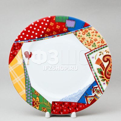 Тарелка плоская 25 см ф. Европейская-2 рис. Масленица