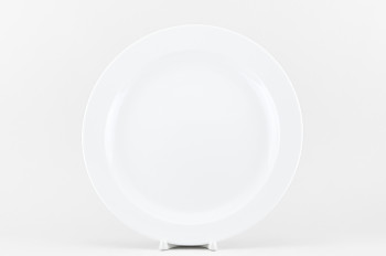 Тарелка плоская 26.5 см ф. Принц рис. Белый