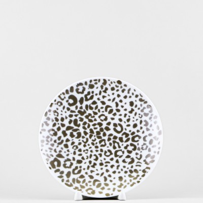 Тарелка плоская 17.5 см ф. Универсал рис. Сафари. Леопард