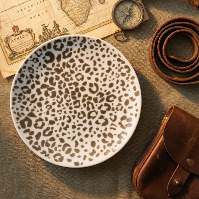 Тарелка плоская 17.5 см ф. Универсал рис. Сафари. Леопард