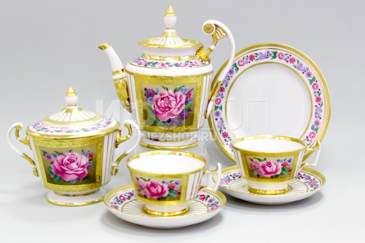 Сервиз чайный ф. Александрия рис. Воспоминание, 20 предметов в Москве