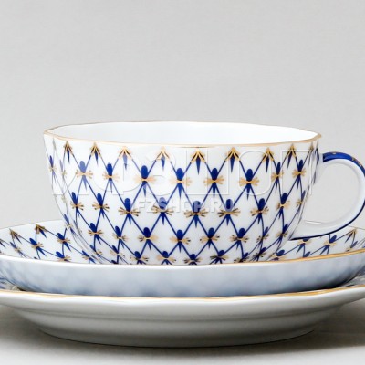 Комплект чайный ф. Тюльпан рис. Сетка-модерн