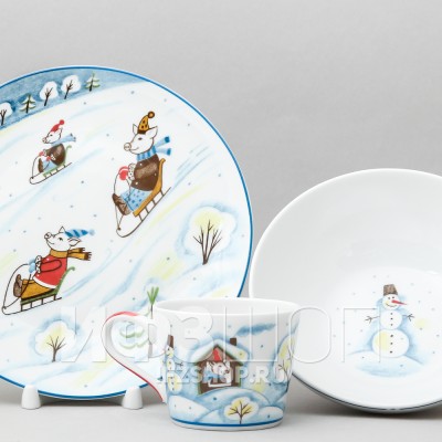 Детский набор рис. Зимняя прогулка, 3 предмета