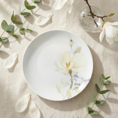 Тарелка плоская 17.5 см ф. Универсал рис. Белый шиповник