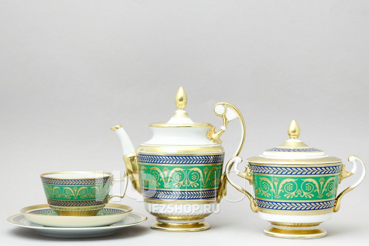 Сервиз чайный ф. Александрия рис. Золотой, 20 предметов в Москве