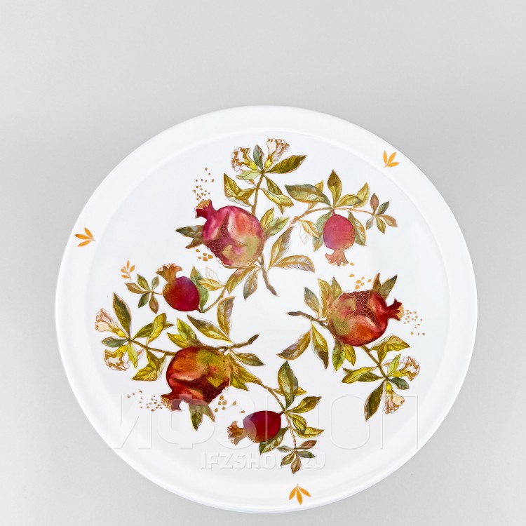 Ваза для фруктов ф. Молодежная большая рис. Гранаты (микс) в Челябинске