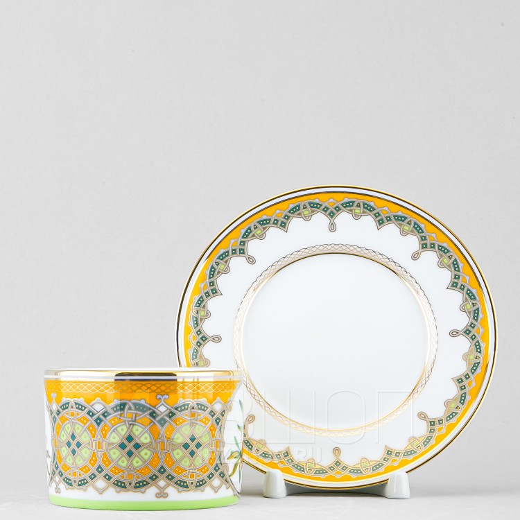 Чашка с блюдцем чайная ф. Соло рис. Облепиха сибирская в Москве