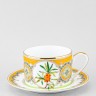 Чашка с блюдцем чайная ф. Соло рис. Облепиха сибирская в Москве