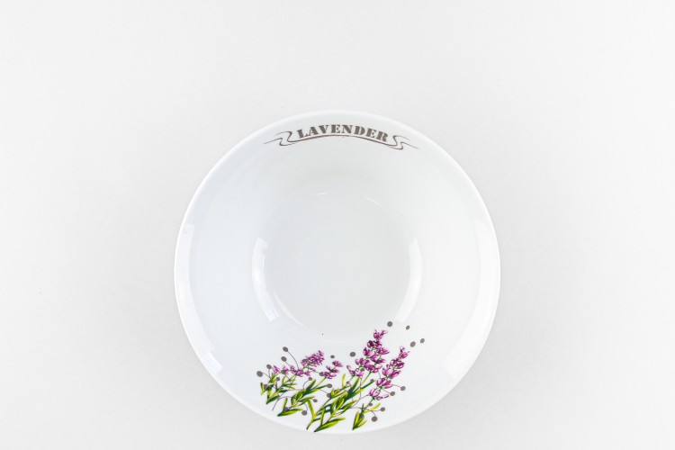 Салатник 600 мл ф. Идиллия рис. Лаванда 