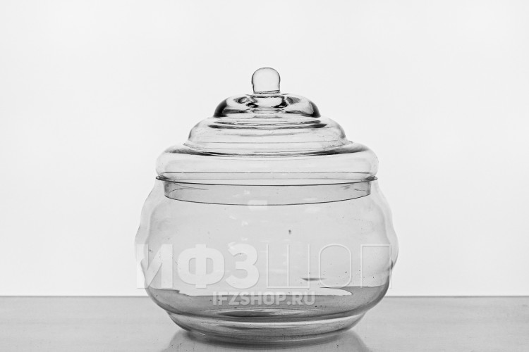 Доза с крышкой, высота 18 см, форма 6375/4 