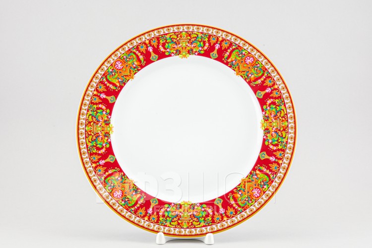 Тарелка плоская 27 см ф. Европейская-2 рис. Сад Королевы 