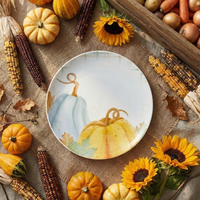 Тарелка плоская 20 см ф. Универсал рис. Дары осени